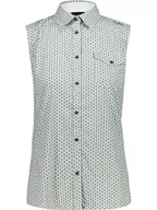 Koszulki sportowe damskie - CMP Bluzka funkcyjna w kolorze białym - miniaturka - grafika 1