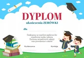 Dyplomy i okładki - DYPLOM ukończenia ZERÓWKI UZ_2 - miniaturka - grafika 1
