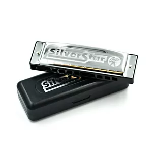 Hohner Silver Star G - Harmonijka ustna + Lekcje online - Inne instrumenty muzyczne - miniaturka - grafika 1
