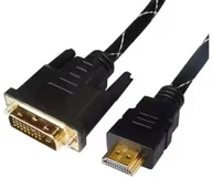 Kable komputerowe i do monitorów - Kabel Icidu Kabelis Brackton HDMI - DVI 4K 1m 4250923700938 DHD-BKR-0100.BS 4250923700938 - miniaturka - grafika 1