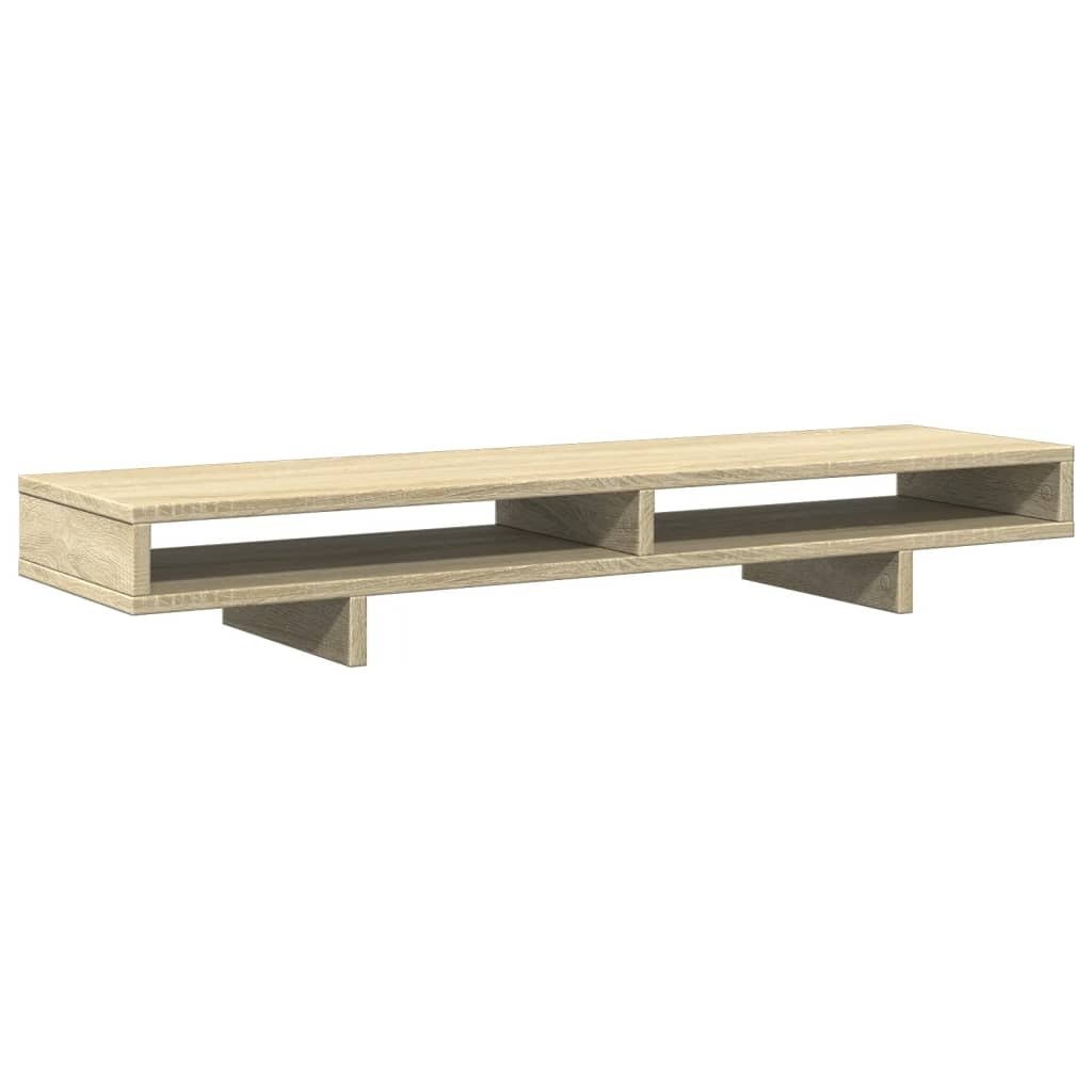 vidaXL Podstawa pod monitor dąb sonoma 100x27x15 cm Materiał drewnopochodny