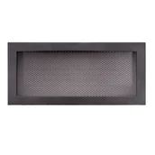 Akcesoria kominkowe - NORDFLAM Kratka kominkowa 17 x 37 cm Grafit - miniaturka - grafika 1