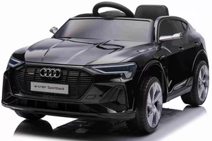 Pojazd Audi E-Tron Sportback Czarny - Pojazdy elektryczne dla dzieci - miniaturka - grafika 1