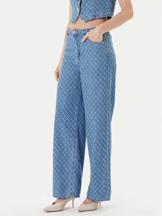 Morgan Jeansy 252-PSTEL Niebieski Wide Leg - Spodnie damskie - miniaturka - grafika 1