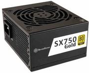 Zasilacze komputerowe - Silverstone SST-SX750-G 80 PLUS Gold Zasilacz modularny - 750 Watt - miniaturka - grafika 1