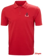 Koszulki męskie - Koszulka męska HELLY HANSEN KOSTER POLO - Red - miniaturka - grafika 1
