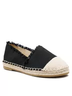 Espadryle damskie - Jenny Fairy Espadryle WSS990-196 Czarny - miniaturka - grafika 1