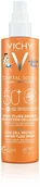 Balsamy i kremy do opalania - Vichy Capital Soleil ochronny spray dla dzieci SPF 50+ 200 ml - miniaturka - grafika 1
