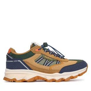 Sneakersy Pepe Jeans Peak Bole B PBS600002 Brązowy - Buty dla chłopców - miniaturka - grafika 1