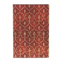 Notatnik Paperblanks Red Velvet Mini Flexi linia - Szkolne artykuły papiernicze - miniaturka - grafika 1