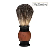 Pozostałe akcesoria fryzjerskie - Pędzel do golenia De Lux-włosie z borsuka - miniaturka - grafika 1