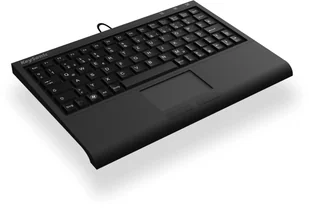 KeySonic ACK-3410 klawiatura USB QWERTZ Niemiecki Czarny 60377 - Klawiatury - miniaturka - grafika 1
