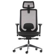 Fotele i krzesła biurowe - Stema Fotel obrotowy DITTER czarny - miniaturka - grafika 1