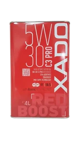 XADO RED BOOST C3 PRO 5W30 4L - Oleje silnikowe XADO RED BOOST C3 PRO 5W30 4L - Oleje silnikowe - miniaturka - grafika 1