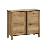 Komody - Komoda 2D/100 Helix Mebel Bos Dąb Evok - miniaturka - grafika 1