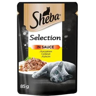 Sheba Cuisine z Kurczakiem w sosie Saszetka 85g 1489 - Mokra karma dla kotów - miniaturka - grafika 6