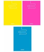 Zszywacze biurowe - Zeszyt 16 A5 kratka kolor blocking - miniaturka - grafika 1