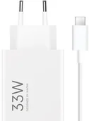 Ładowarki do telefonów - Xiaomi Ładowarka sieciowa Travel Charger 33W 1x USB-A + kabel USB-C 1 m, biała - miniaturka - grafika 1