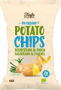 TRAFO CHIPSY ZIEMNIACZANE O SMAKU ŚMIETANKOWO-CEBULOWYM BIO 125 g - Chipsy - miniaturka - grafika 2