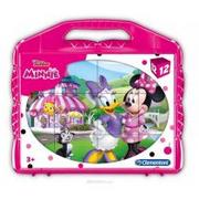 Układanki dla dzieci - Clementoni Minnie Mouse Klocki Obrazkowe 12el Minnie Happy Helper 41184 41184 41184 - miniaturka - grafika 1