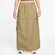 Sukienki i spódnice sportowe - Nike Sportswear Essential FV7503 tkana spódnica midi cargo ze średnim stanem dla kobiet - miniaturka - grafika 1