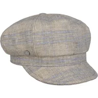 Czapki męskie - Czapka Kaszkiet Delona by Lierys, beżowo-niebieski, One Size - miniaturka - grafika 1