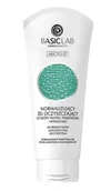 Żele do mycia twarzy - Basiclab Mini Normalizujący żel oczyszczający do skóry tłustej, trądzikowej i wrażliwej 100 ml - miniaturka - grafika 1