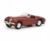 Samochody i pojazdy dla dzieci - Schuco Jaguar Xk 120 Red 1:87 452632600 - miniaturka - grafika 1
