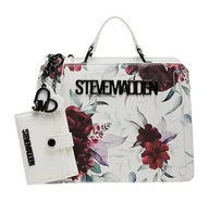 Torebki damskie - Steve Madden Damska teczka z nadrukiem Bevelin, biały kwiatowy, jeden rozmiar, biały kwiecisty, Rozmiar Uniwersalny - miniaturka - grafika 1