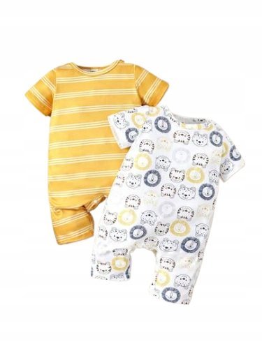SHEIN KOMBINEZON WIELOKOLOROWY 2 PACK 62 ŁNH