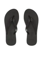 Klapki i japonki damskie - Roxy Japonki ARJL100673 Czarny - miniaturka - grafika 1