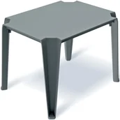 Ławy i stoliki kawowe - nabbi Plastikowy stolik kawowy MLT2 - ciemnoszary - miniaturka - grafika 1