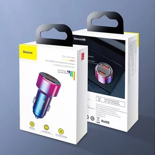 Baseus Magic Series PPS - ładowarka samochodowa Quick Charge 4.0+ / QC3.0 45W 6A niebieski (CCMLC20C-03) - Ładowarki samochodowe - miniaturka - grafika 17
