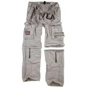 Odzież trekkingowa męska - Spodnie trekkingowe męskie Surplus Royal Outback 2w1 Białe - miniaturka - grafika 1