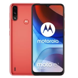 Motorola Moto E7 Power 64GB Dual Sim Czerwony - Telefony komórkowe - miniaturka - grafika 1
