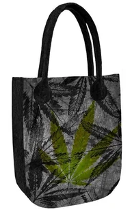 Sunlovers, Torba filcowa City, Antracyt Liść Green, 42x35x10 cm - Torebki damskie - miniaturka - grafika 1