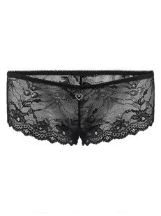 Damskie bokserki koronkowe czarne Bellybutton, r.S - Majtki damskie - miniaturka - grafika 1