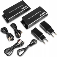 Kable - Extender Hdmi 2.0 Lan Kvm 2Xusb Rj45 180M Ethernet - miniaturka - grafika 1