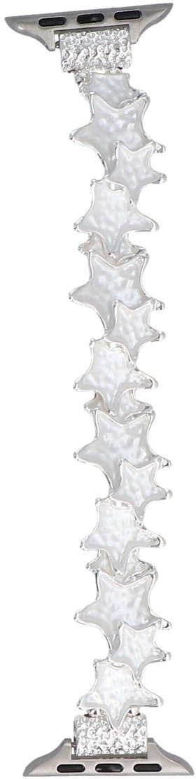 GlacierX bransoleta do smartwatcha Gleam Star Stretch Bracelet Moon Shard do Apple Watch 38/40/41mm Perłowa