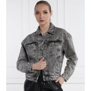 GUESS Kurtka jeansowa | Regular Fit - Kurtki damskie - miniaturka - grafika 1