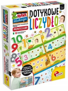 Montessori Plus Dotykowe liczydło 72453 LISCIANI - Gry planszowe - miniaturka - grafika 1