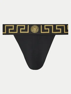 Versace Slipy Jock Strap AUU01017 1A10011 Czarny - Majtki damskie - miniaturka - grafika 1