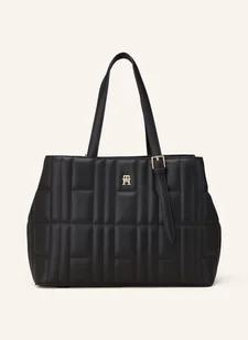 Tommy Hilfiger Torba Shopper Z Saszetką schwarz - Torebki damskie - miniaturka - grafika 1
