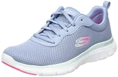 Sneakersy damskie - Skechers Damskie sneakersy Flex Appeal 4.0-Brilliant Vie, Wykończenie z siatki łupkowej, 37.5 EU - miniaturka - grafika 1