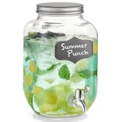 Zaparzacze i kawiarki - Zeller Słój z kranem i pokrywą dystrybutor napojów 3,8 l ZELLER B06Y3TZL1T - miniaturka - grafika 1