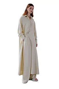 Trendyol Koszula damska, beżowa, regularny krój, BEŻOWY, 64 - Koszule damskie - miniaturka - grafika 1