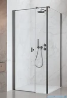 Kabiny prysznicowe - Radaway Nes Kds I Brushed GunMetal kabina 100x80cm lewa szczotkowany grafit 10023100-92-01L/10043080-92-01 - miniaturka - grafika 1