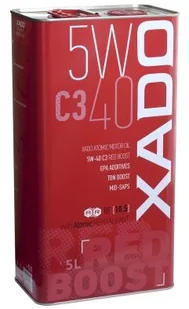 XADO ATOMIC OIL C3 RED BOOST 5W40 5L - Oleje silnikowe XADO ATOMIC OIL C3 RED BOOST 5W40 5L - Oleje silnikowe - miniaturka - grafika 1