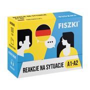 Książki do nauki języka niemieckiego - FISZKI - niemiecki - Reakcje na sytuacje A1-A2 - miniaturka - grafika 1