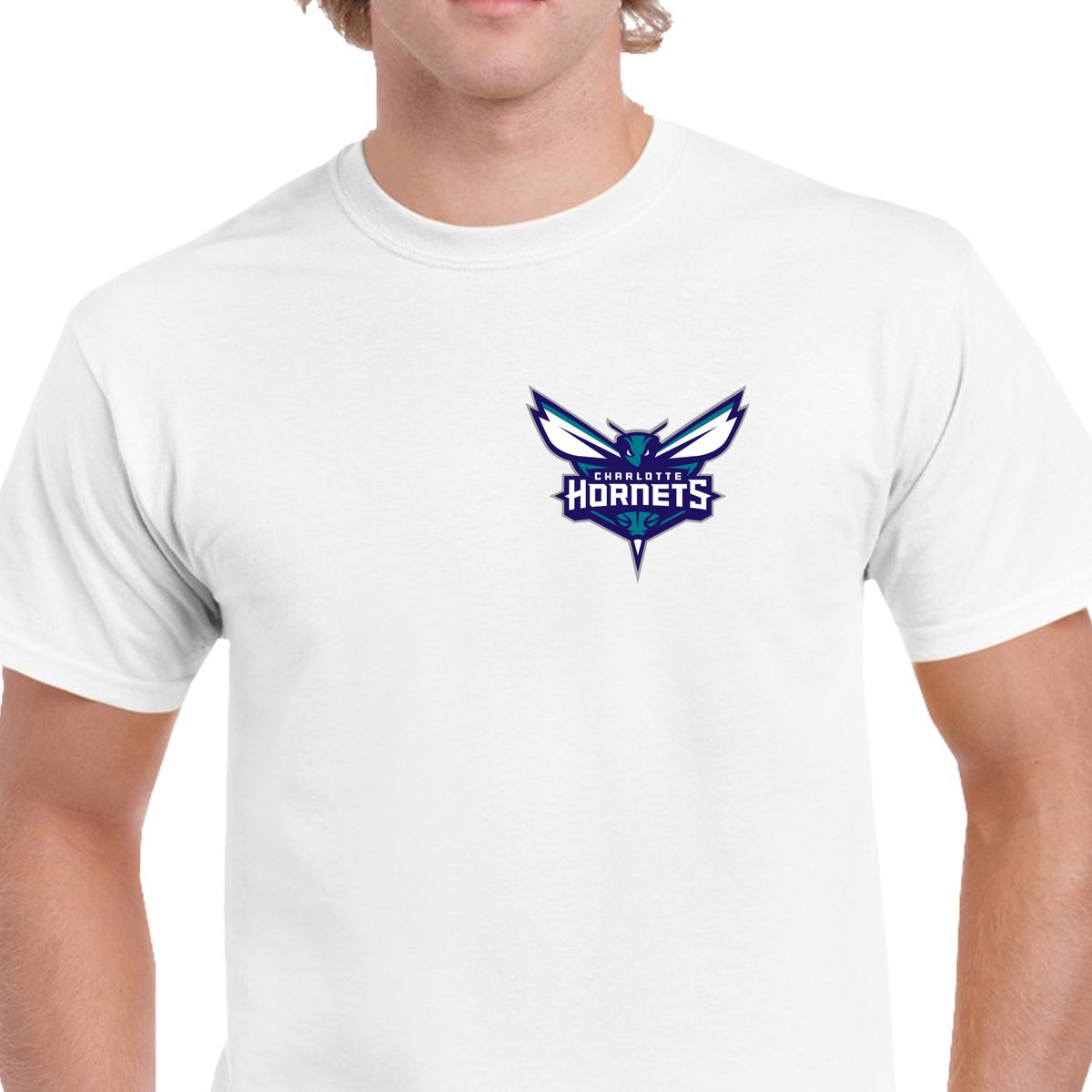 P00465 Koszulka Męska Charlotte Hornets Dla Fana Prezent Jakość Xl